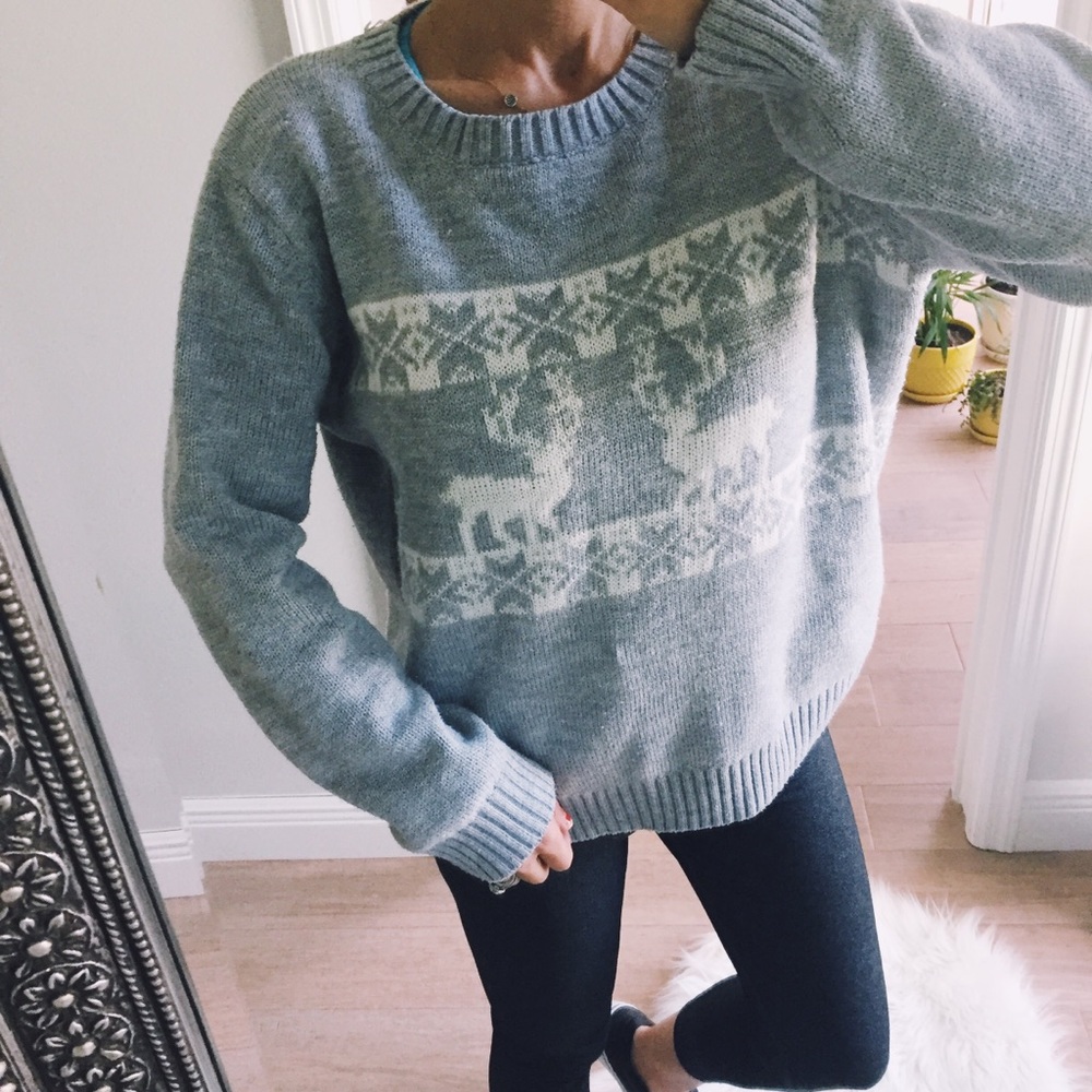 POL Reindeer Winter Sweater